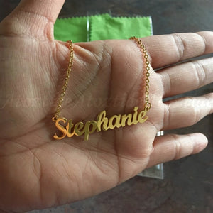 Personalized name necklace