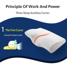 Load image into Gallery viewer, Orthopedic Sleeping Memory Foam Ergonomic Cervical Pillow