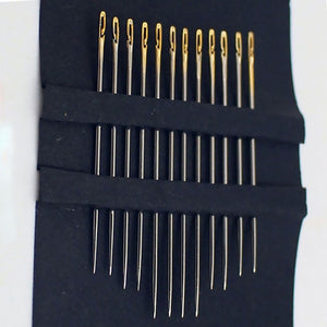 Self-threading needles