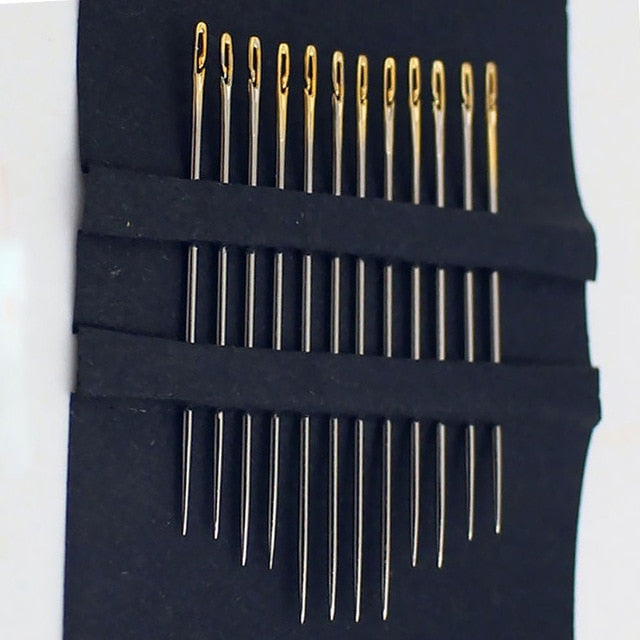 Self-threading needles