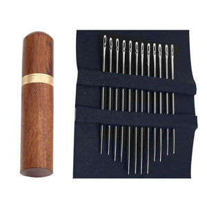 Self-threading needles