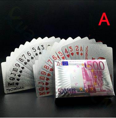 Gold Poker Playing Cards
