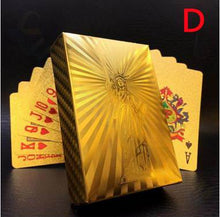 Load image into Gallery viewer, Gold Poker Playing Cards