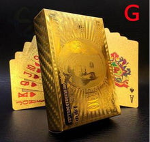 Load image into Gallery viewer, Gold Poker Playing Cards