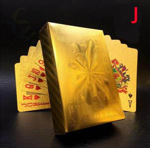 Gold Poker Playing Cards