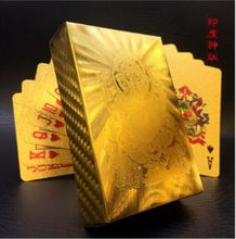Load image into Gallery viewer, Gold Poker Playing Cards