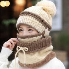 Load image into Gallery viewer, Beanie Hat with Scarf and Mask
