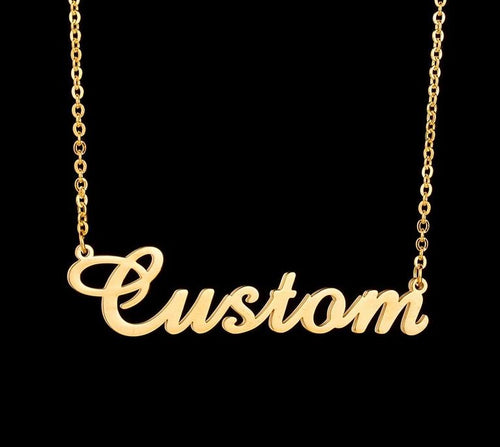 Personalized name necklace