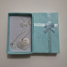 Load image into Gallery viewer, Engraved Heart Photo Pendant Necklace