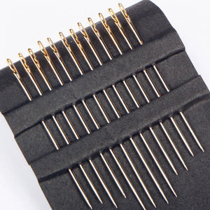 Self-threading needles